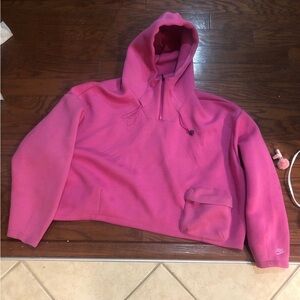 Nike Tech Pink Hoodie with Front Pocket